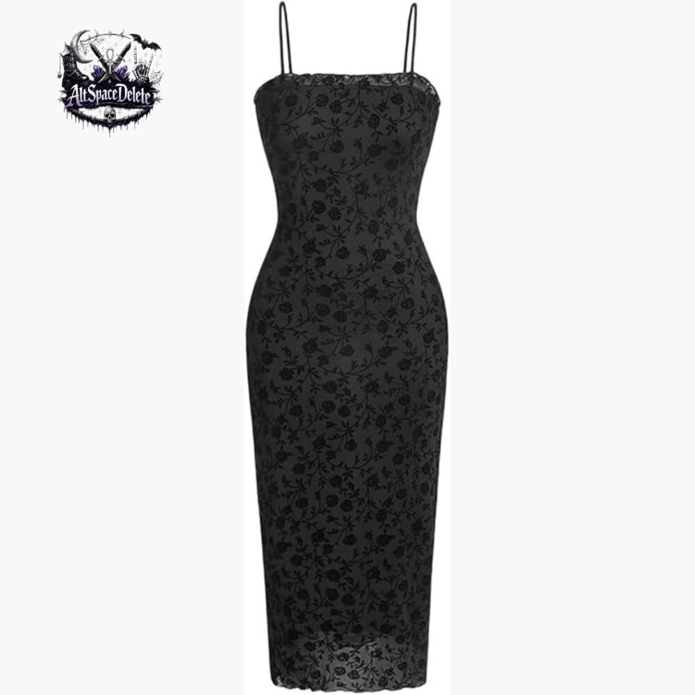 Mesh Bodycon Maxi Dress Sleeveless Backless Slimming Party Outfit